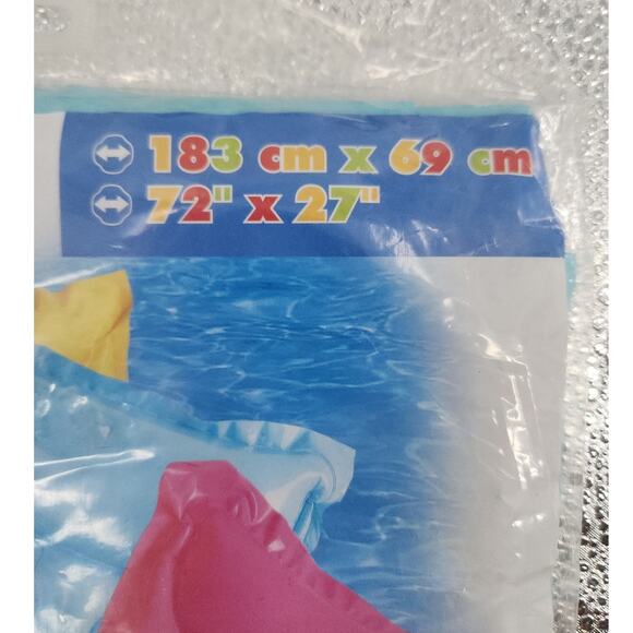 Intex The Wet Set Inflatable Pool Lounge Float 72"x27" Blue 2008 Sealed - Picture 3 of 6